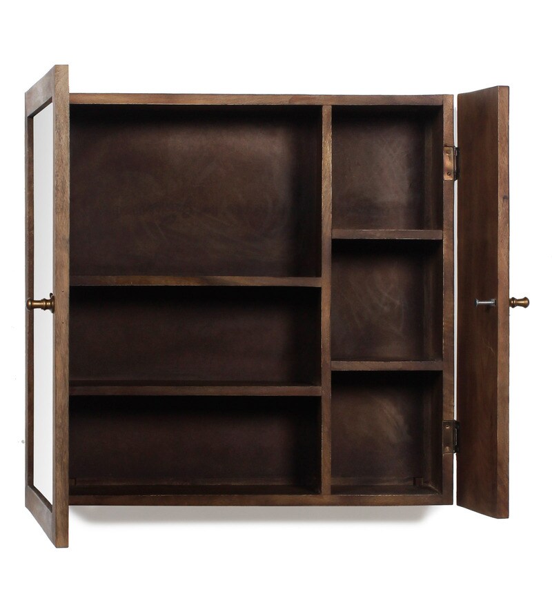 Buy Mango Wood Natural Finish 6 Compartment Bathroom by Fabuliv