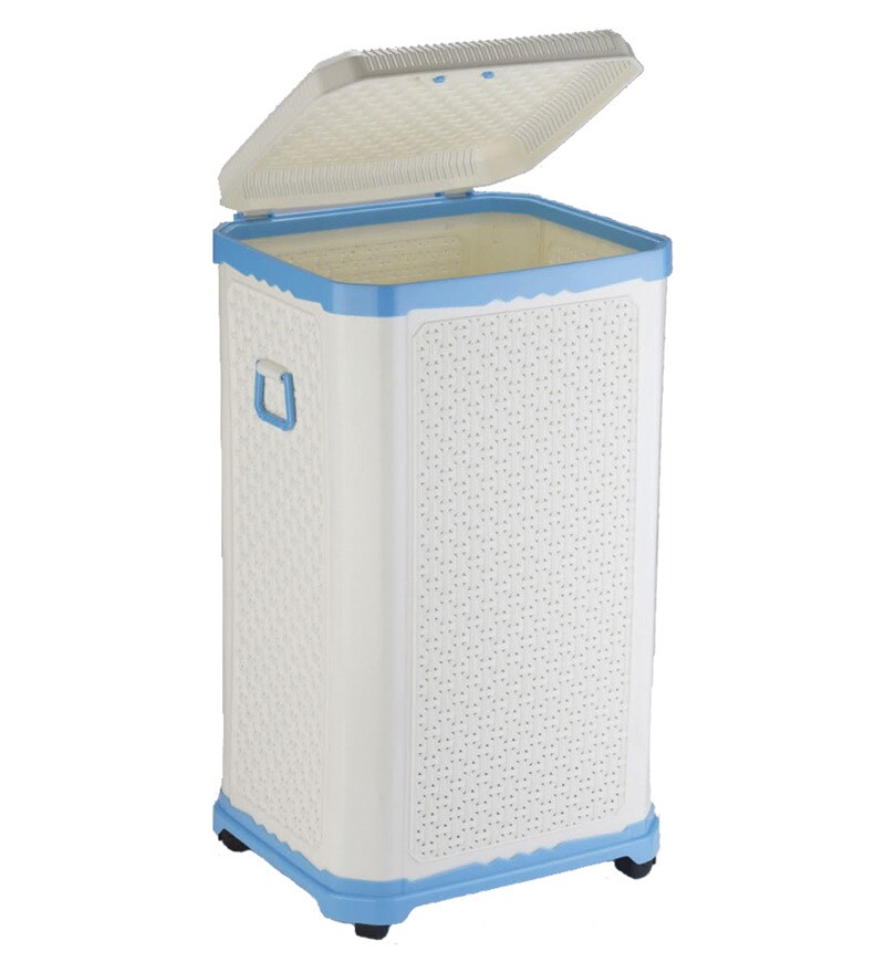 Buy Primeway Fancy Box Big Laundry Hamper On WheelsLight