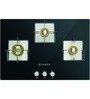 Faber 3 Brass Burners Automatic Glass Hob (Model No: HTG 753 CRS BR CI)