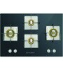 Faber 4 Brass Burners Automatic Glass Hob (Model No: HTG 754 CRS BR CI)