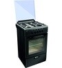 Faber 4 Burner PB Ignition Cooking Range w 44L Oven & Gas Grill (FCR-44L-BK-4B-4F-Black)