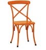 Fabian Dining Chair (Set of 2) in Orange Colour