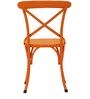 Fabian Dining Chair (Set of 2) in Orange Colour