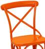 Fabian Dining Chair (Set of 2) in Orange Colour