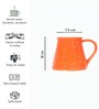 Orange Ceramic 280 ml Handcrafted (Set of 6) Coffee Mug
