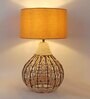 Fabric Bambo/Rope Table Lamp With Shade