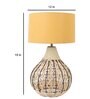 Fabric Bambo/Rope Table Lamp With Shade
