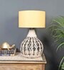 Fabric Bambo/Rope Table Lamp With Shade