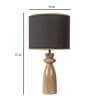 Fabric Bambo Table Lamp With Shade