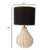 Fabric Bambo Table Lamp With Shade