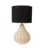 Fabric Bambo Table Lamp With Shade