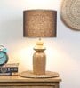 Fabric Bambo Table Lamp With Shade