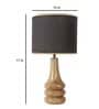 Fabric Bambo Table Lamp With Shade