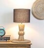 Fabric Bambo Table Lamp With Shade