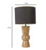 Fabric Bambo Table Lamp With Shade