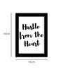 Fabric Inspirational Quote Frame Art Print
