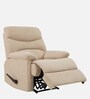 Cairo Fabric Manual Recliner 1 Seater In Beige Colour