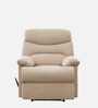 Cairo Fabric Manual Recliner 1 Seater In Beige Colour