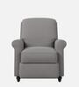 Stockholm Fabric Manual 1 Recliner Seater In Grey Colour