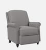 Stockholm Fabric Manual 1 Recliner Seater In Grey Colour