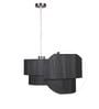 Black Fabric Single Hanging Lights