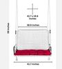 Fabric Swing in White & Red Colour