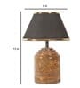 Fabric Wood Table Lamp With Shade