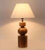 Fabric Wood Table Lamp With Shade