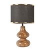 Fabric Wood Table Lamp With Shade