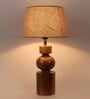Fabric Wood Table Lamp With Shade