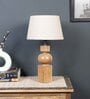 Fabric Wood Table Lamp With Shade
