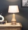 Fabric Wood Table Lamp With Shade