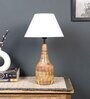 Fabric Wood Table Lamp With Shade