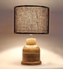 Fabric Wood Table Lamp With Shade