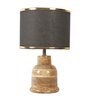 Fabric Wood Table Lamp With Shade