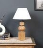 Fabric Wood Table Lamp With Shade