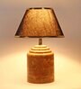 Fabric Wood Table Lamp With Shade