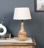 Fabric Wood Table Lamp With Shade