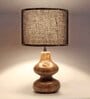 Fabric Wood Table Lamp With Shade
