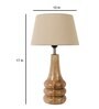 Fabric Wood Table Lamp With Shade