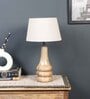 Fabric Wood Table Lamp With Shade