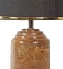 Fabric Wood Table Lamp With Shade