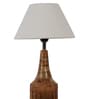 Fabric Wood Table Lamp With Shade