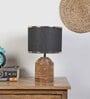 Fabric Wood Table Lamp With Shade