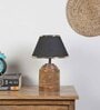 Fabric Wood Table Lamp With Shade