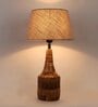 Fabric Wood Table Lamp With Shade
