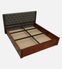 Fabrio Sheesham Wood King Size Bed In Honey Oak Finish With Box Storage