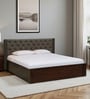Fabrio Sheesham Wood King Size Bed In Provincial Teak Finish With Box Storage