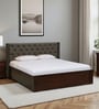 Fabrio Sheesham Wood Queen Size Bed In Provincial Teak Finish With Box Storage