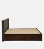 Fabrio Sheesham Wood Queen Size Bed In Provincial Teak Finish With Box Storage